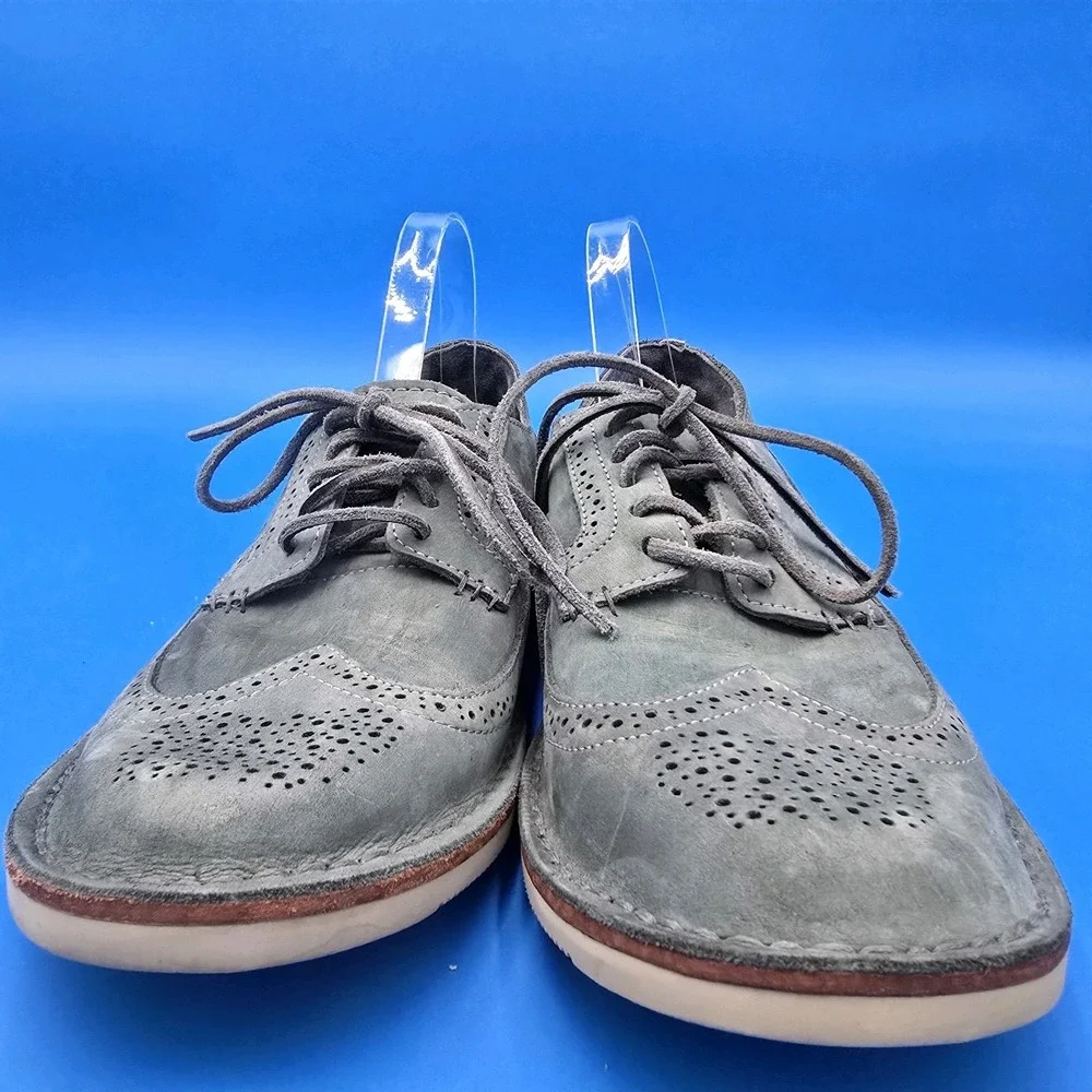 Oliberte Green Suede‎ Wingtip Oxfords EU43